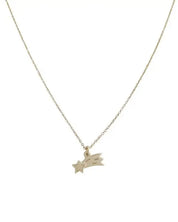 Magic Charm Shooting Star Necklace - Gold / One Size