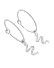 Magic Charm Snake Hoops