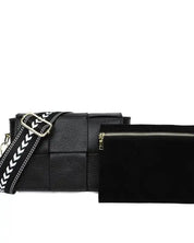 Margot Foldover Leather Crossbody - Black / OneSize