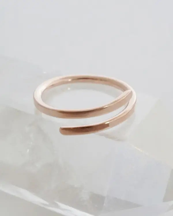 Marigold Wrap Around Ring - Smooth