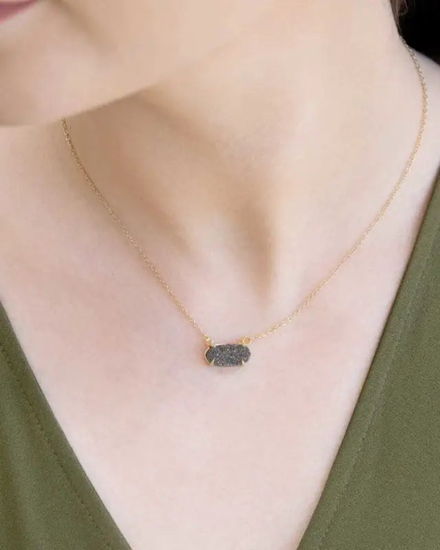 Marquise Druzy Necklace