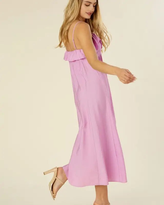 Maxi Dress With Ruffles