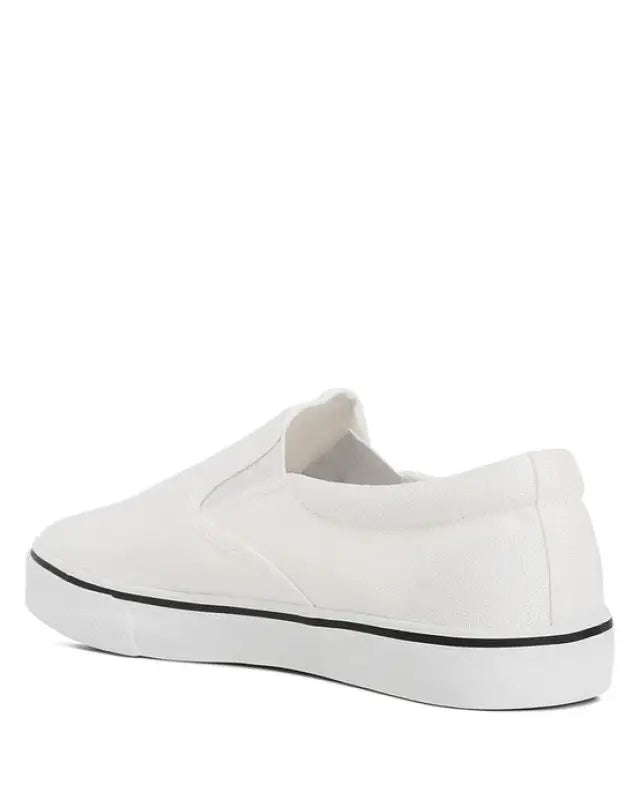 Merlin Canvas Slip On Sneakers