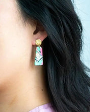 Mia Mini Earrings - 80’s Pastel - Pastel / OneSize