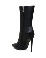 MICAH POINTED STILETTO HIGH ANKLE BOOTS