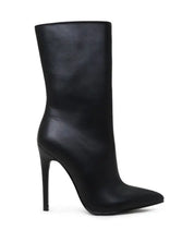 MICAH POINTED STILETTO HIGH ANKLE BOOTS