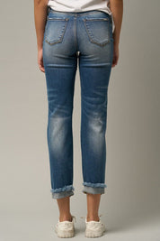 MID - RISE BOYFRIEND JEANS