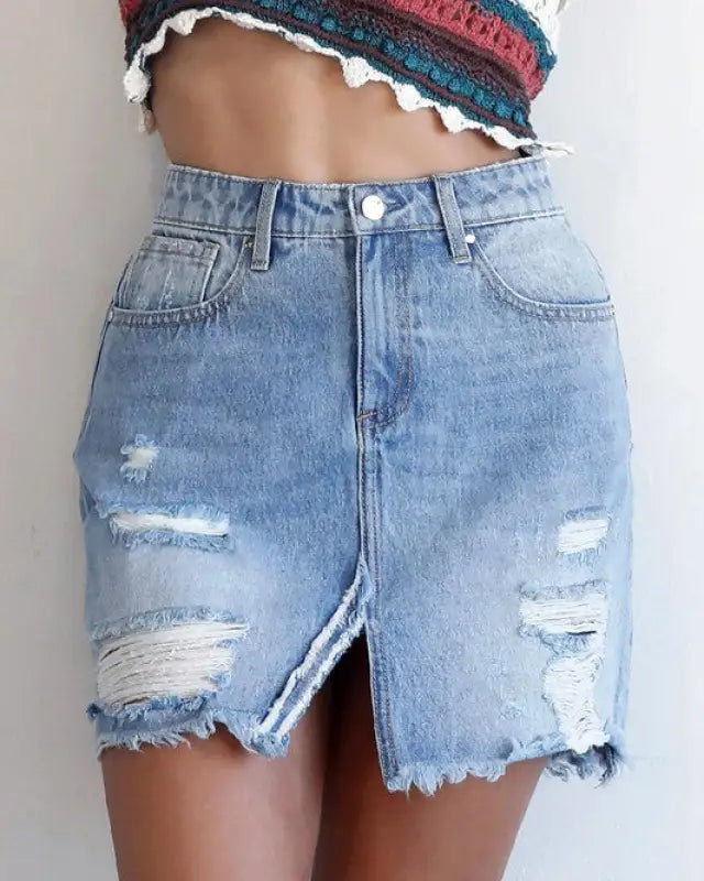 MID RISE MINI SKIRT