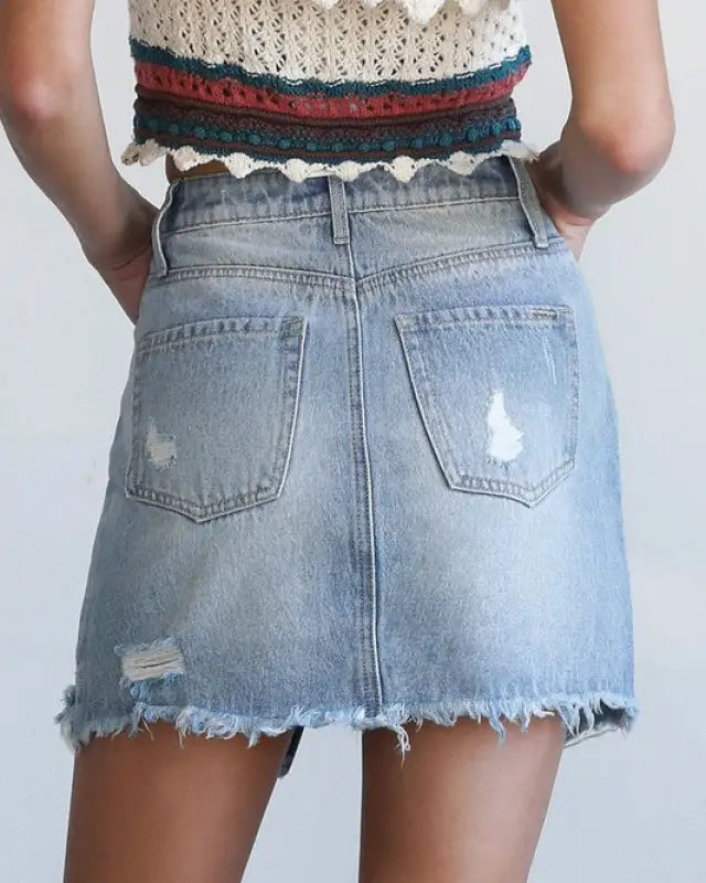 MID RISE MINI SKIRT