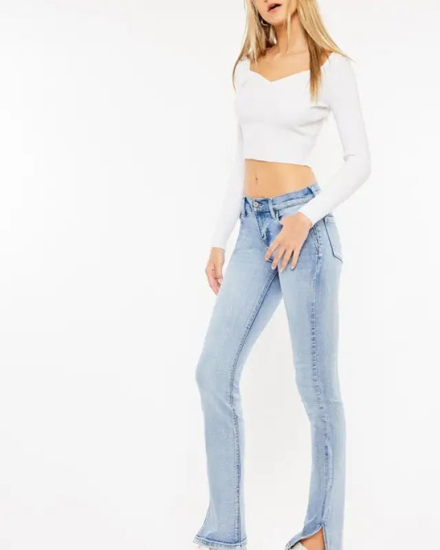 Mid Rise Y2K Bootcut Jeans