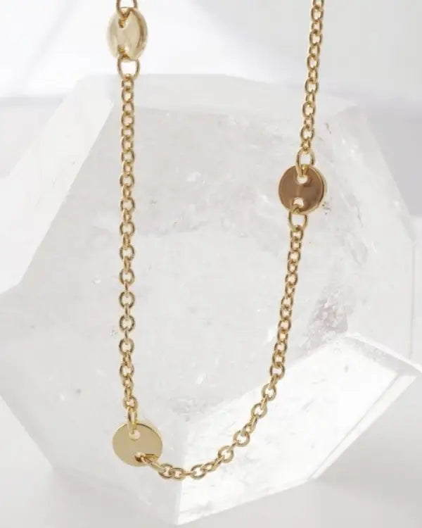 Milky Way Disc Chain Bracelet