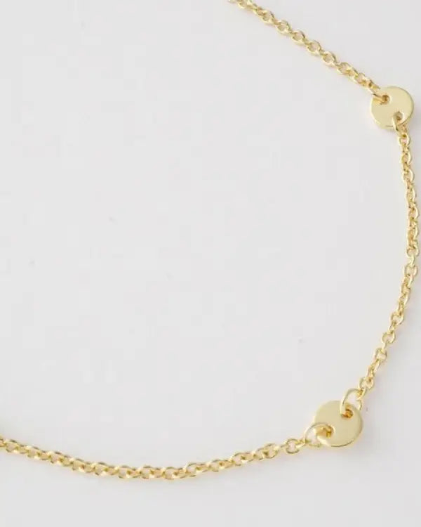 Milky Way Disc Chain Bracelet