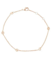 Milky Way Disc Chain Bracelet - Rose Gold / One Size