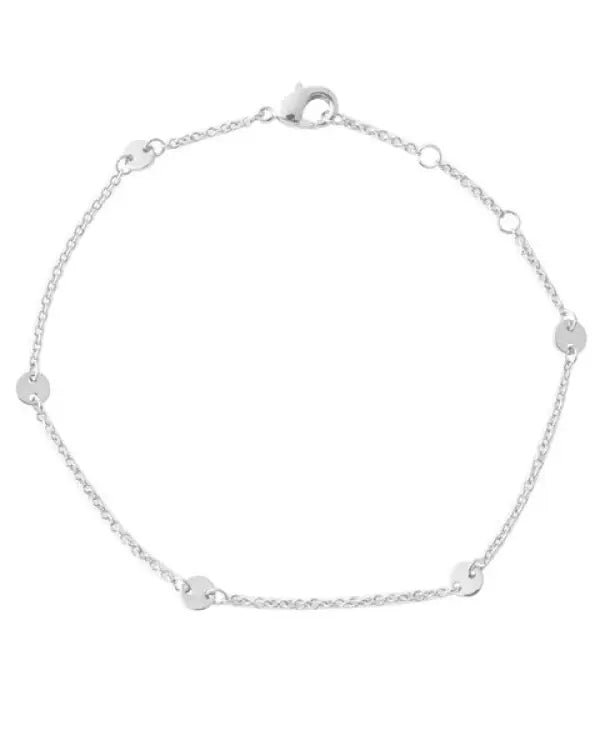 Milky Way Disc Chain Bracelet - Silver / One Size