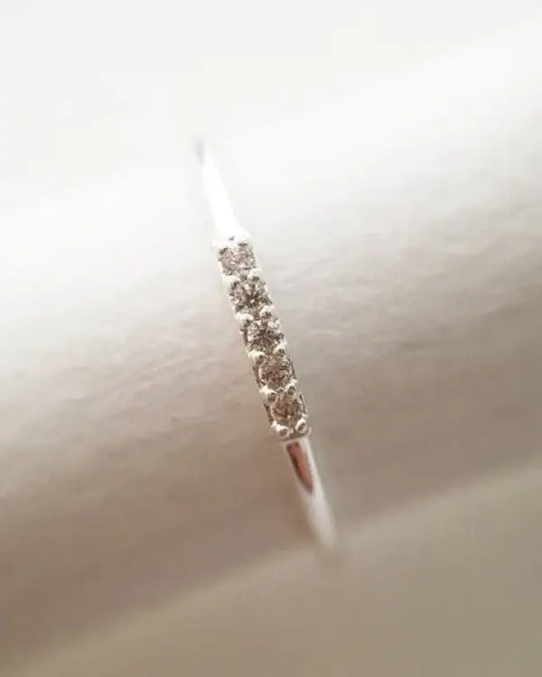 Mini Crystal Row Ring