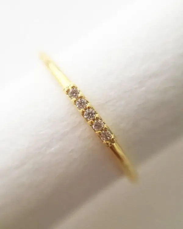 Mini Crystal Row Ring