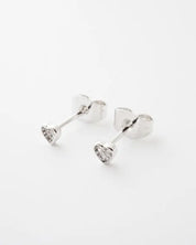 Mini Heart Crystal Stud Earrings