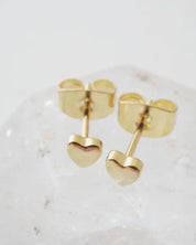 Mini Heart Stud Earrings