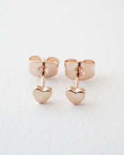 Mini Heart Stud Earrings