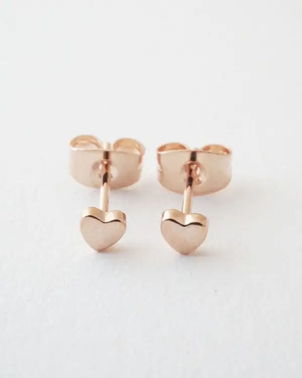 Mini Heart Stud Earrings