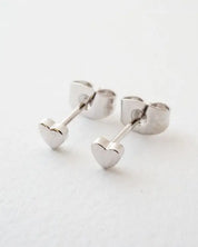 Mini Heart Stud Earrings