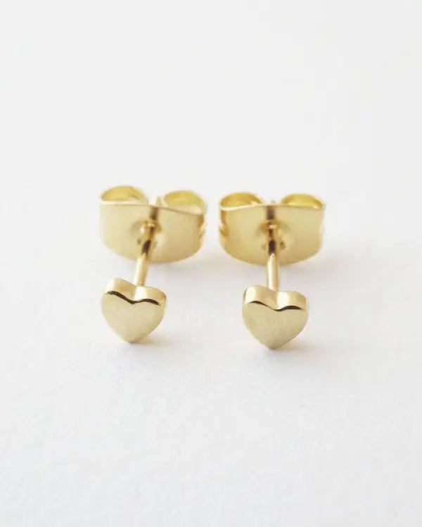 Mini Heart Stud Earrings