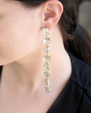 More Drama Dangle Earrings - Diamond / OS