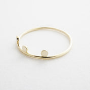 Morse Code Dotted Ring - Gold-5 / 3