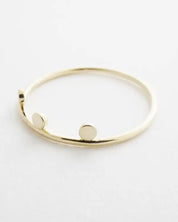 Morse Code Dotted Ring - Gold-5 / 3