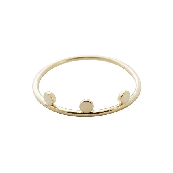 Morse Code Dotted Ring