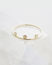 Morse Code Dotted Ring