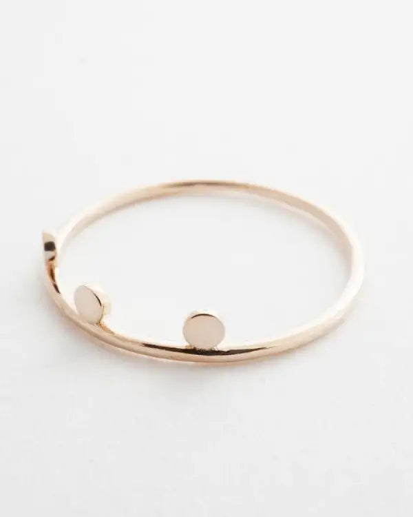 Morse Code Dotted Ring