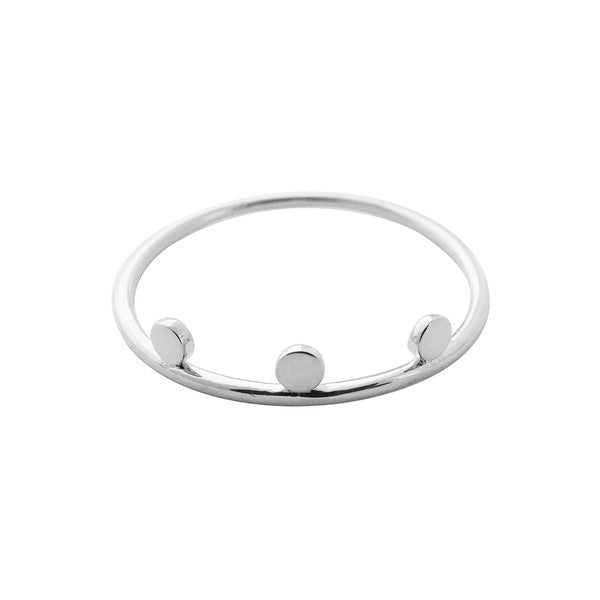 Morse Code Dotted Ring