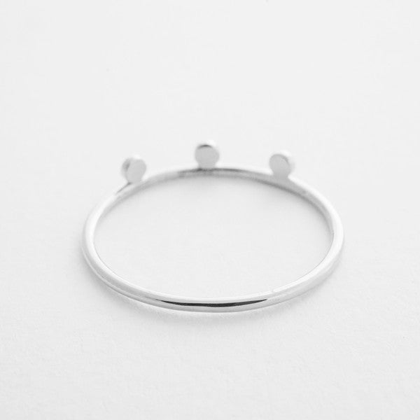 Morse Code Dotted Ring