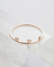 Morse Code Dotted Ring