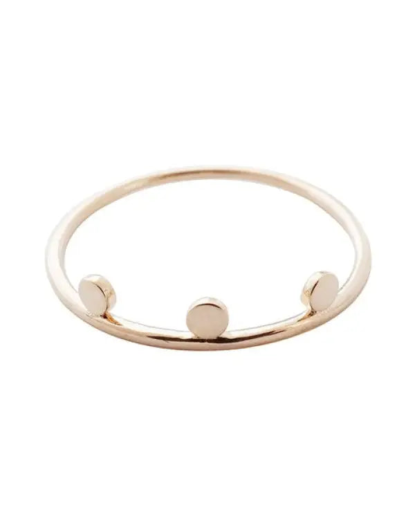 Morse Code Dotted Ring