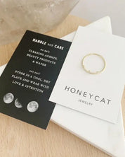 Morse Code Dotted Ring