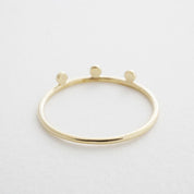 Morse Code Dotted Ring