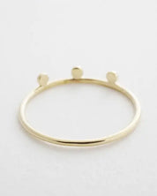 Morse Code Dotted Ring