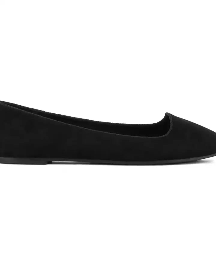 Natalya Microfiber Ballet Flats