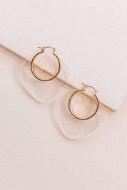 Nature Leaf Hoop Earrings