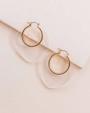 Nature Leaf Hoop Earrings