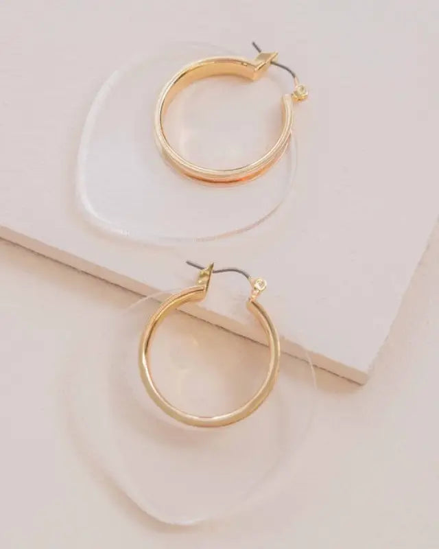 Nature Leaf Hoop Earrings