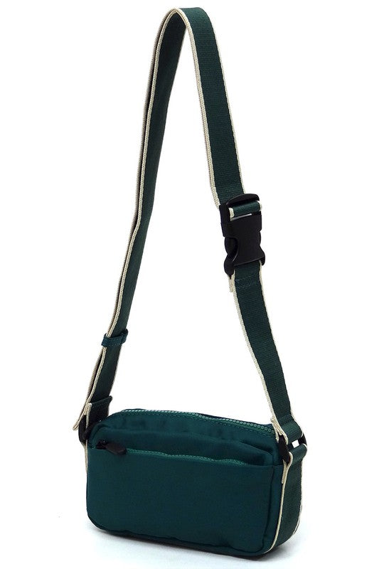 Nylon Fanny Pack Crossbody Bag