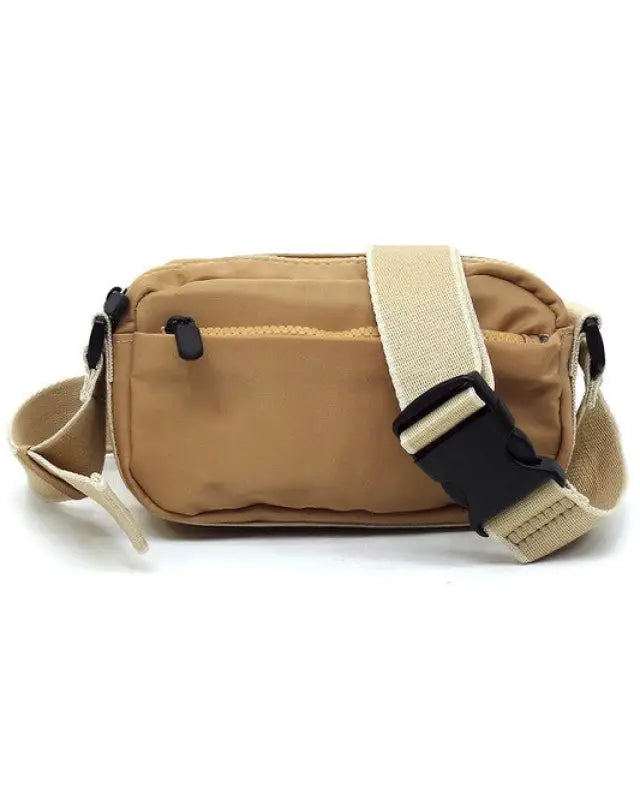 Nylon Fanny Pack Crossbody Bag