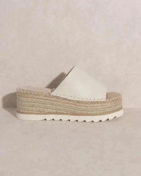 OASIS SOCIETY Ivy - Espadrille Platform Slide