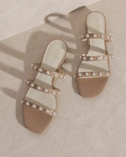 OASIS SOCIETY Valerie - Pearl Flat Sandals