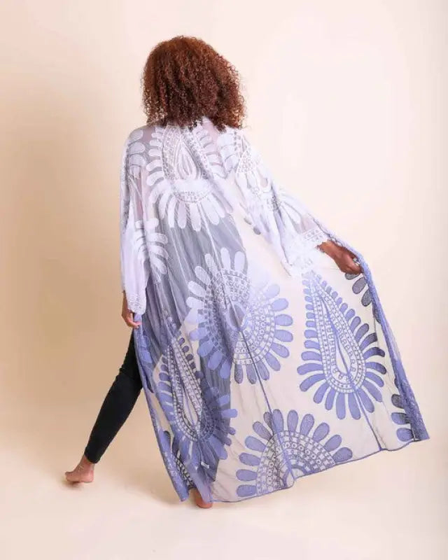 Ombre Bohemian Lace Kimono