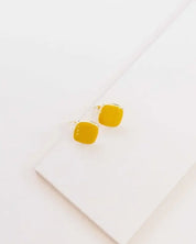 On the Go Hook Earrings 14K - Mustard / OS