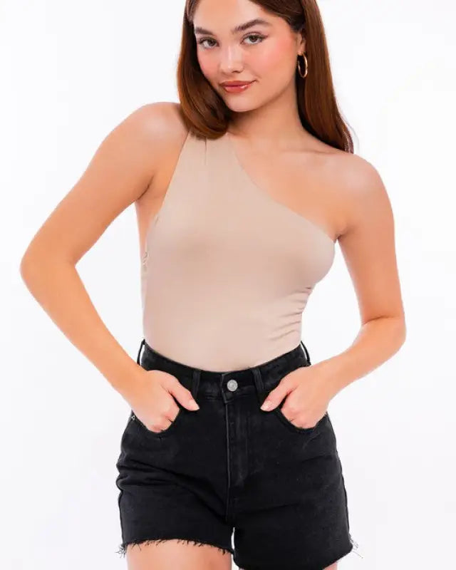 One Shoulder Bodysuit